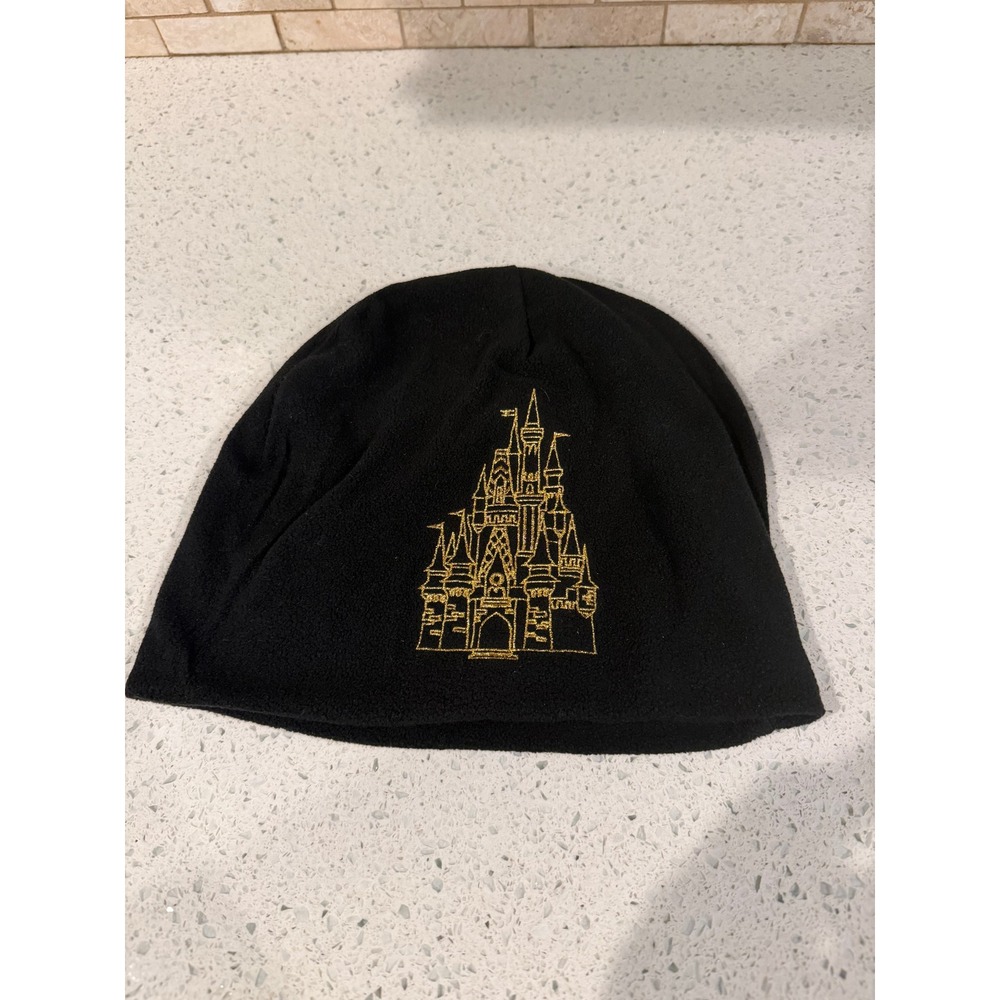Disney Parks Walt Disney World Reversible Beanie Fleece Knit Adult